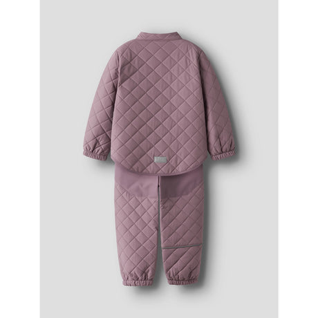 Name It Wistful Mauve Nmnchilly Quilt Sæt Fo Noos