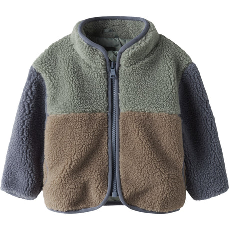 Name It Chinois Green Nbmmimba Sherpa Jakke