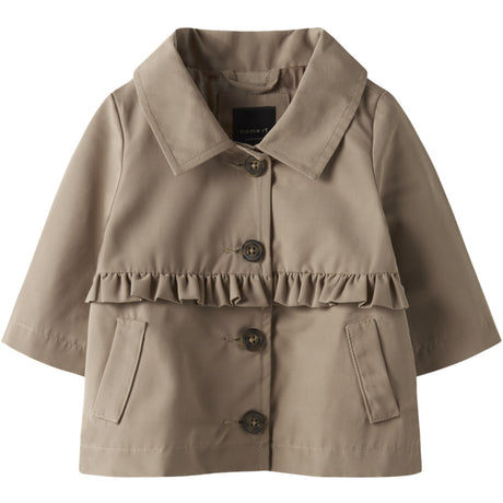 Name It Savannah Tan Nbfmadelin Trench Frakke