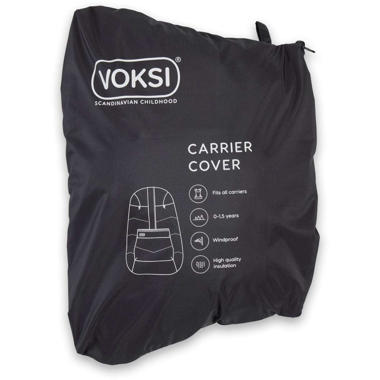Voksi® Black Carrier Cover Til Bæresele