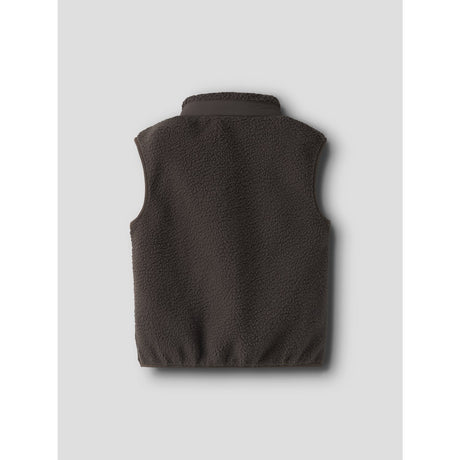 Name It Chocolate Brown Nmmmiller Sherpa Vest