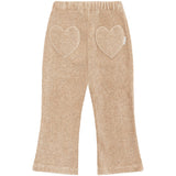 Hust & Claire Biscuit Thilde Ottoman Velour Solid