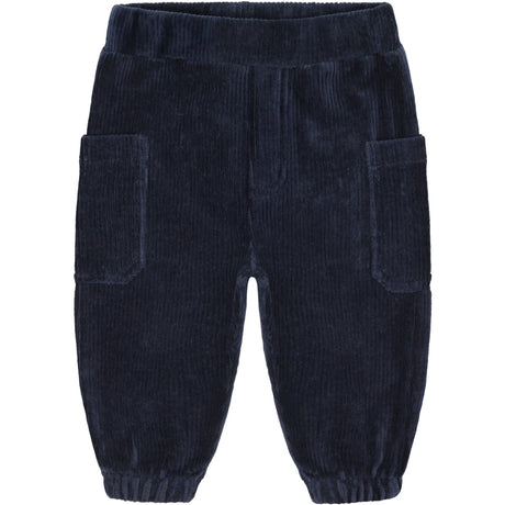 Hust & Claire More Navy Gus Ribbed Velour