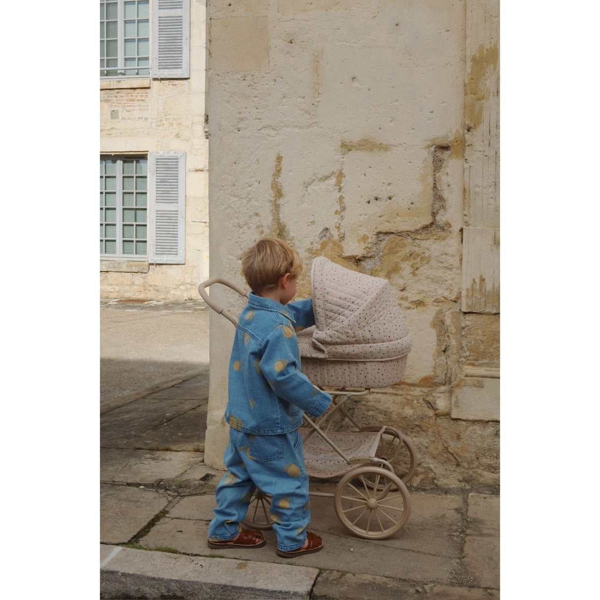 Konges Sløjd Fairy Etoile Sangria Tyl Dukke Klapvogn