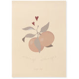 Konges Sløjd Orange Orange Plakat