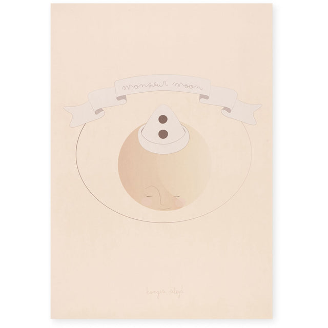Konges Sløjd Monsieur Moon Plakat