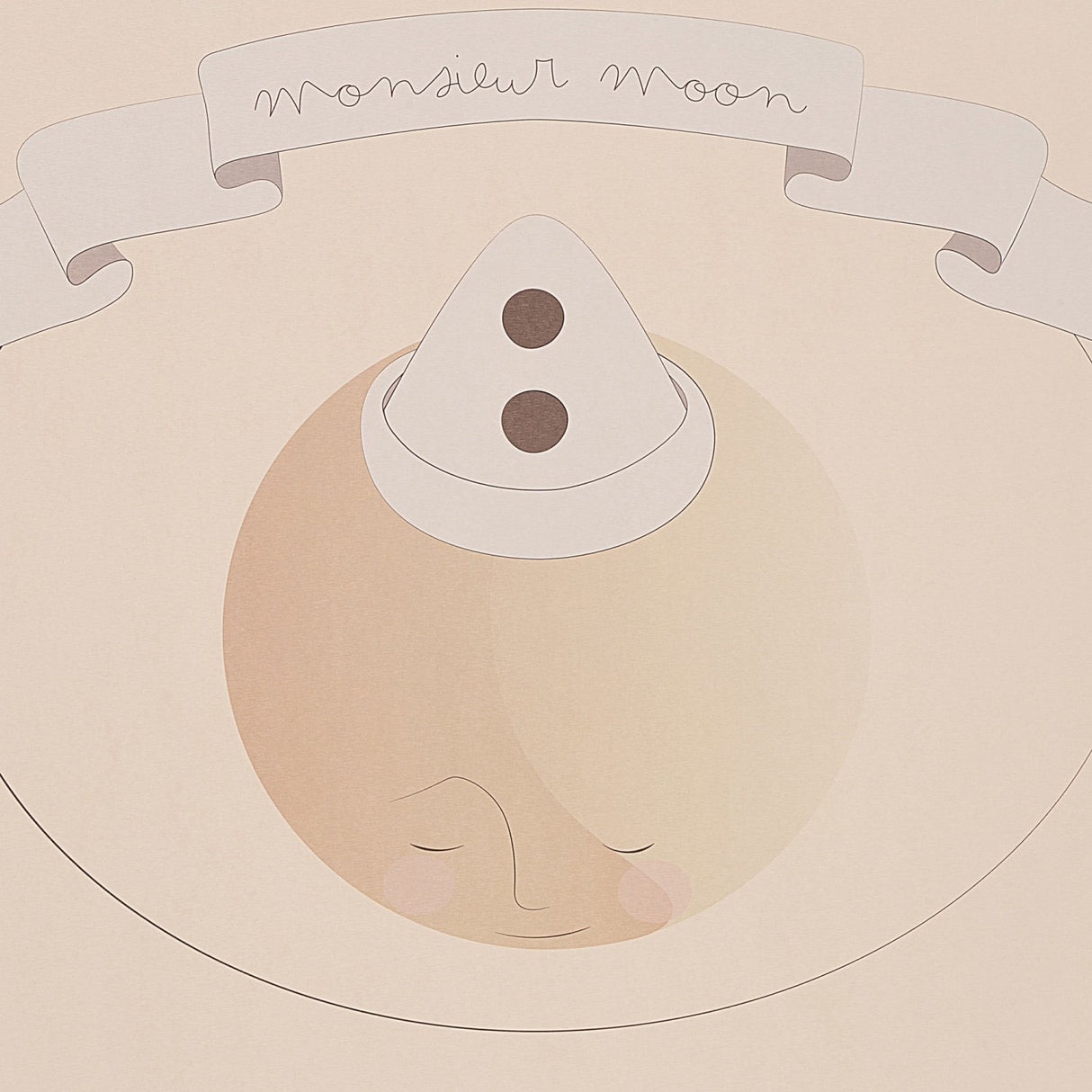 Konges Sløjd Monsieur Moon Plakat