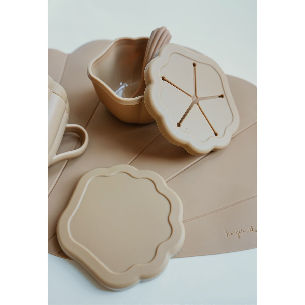 Konges Sløjd Terra Cotta Silikone Clam Sæt