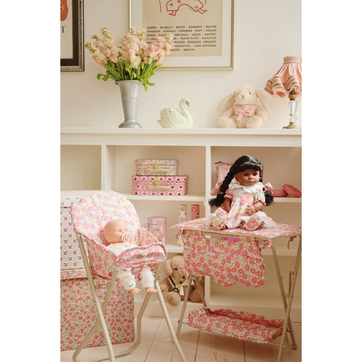 Konges Sløjd Rose Anglaise Dukke Højstol