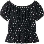 Name It Black Nkfrachel Ss Top