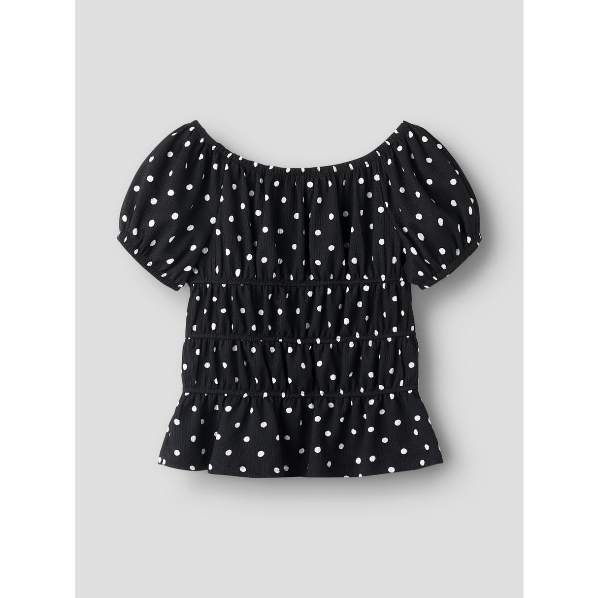 Name It Black Nkfrachel Ss Top