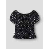 Name It Black Nkfrachel Ss Top