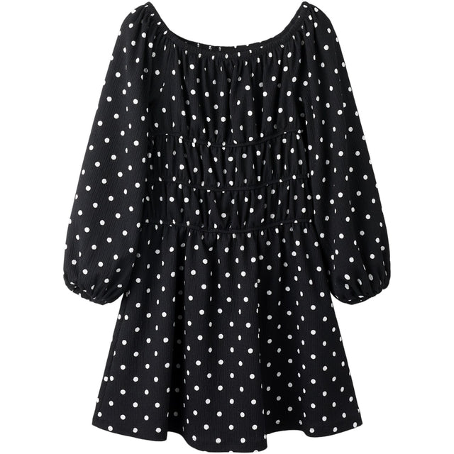 Name It Black Nkfrachel Ls Kjole