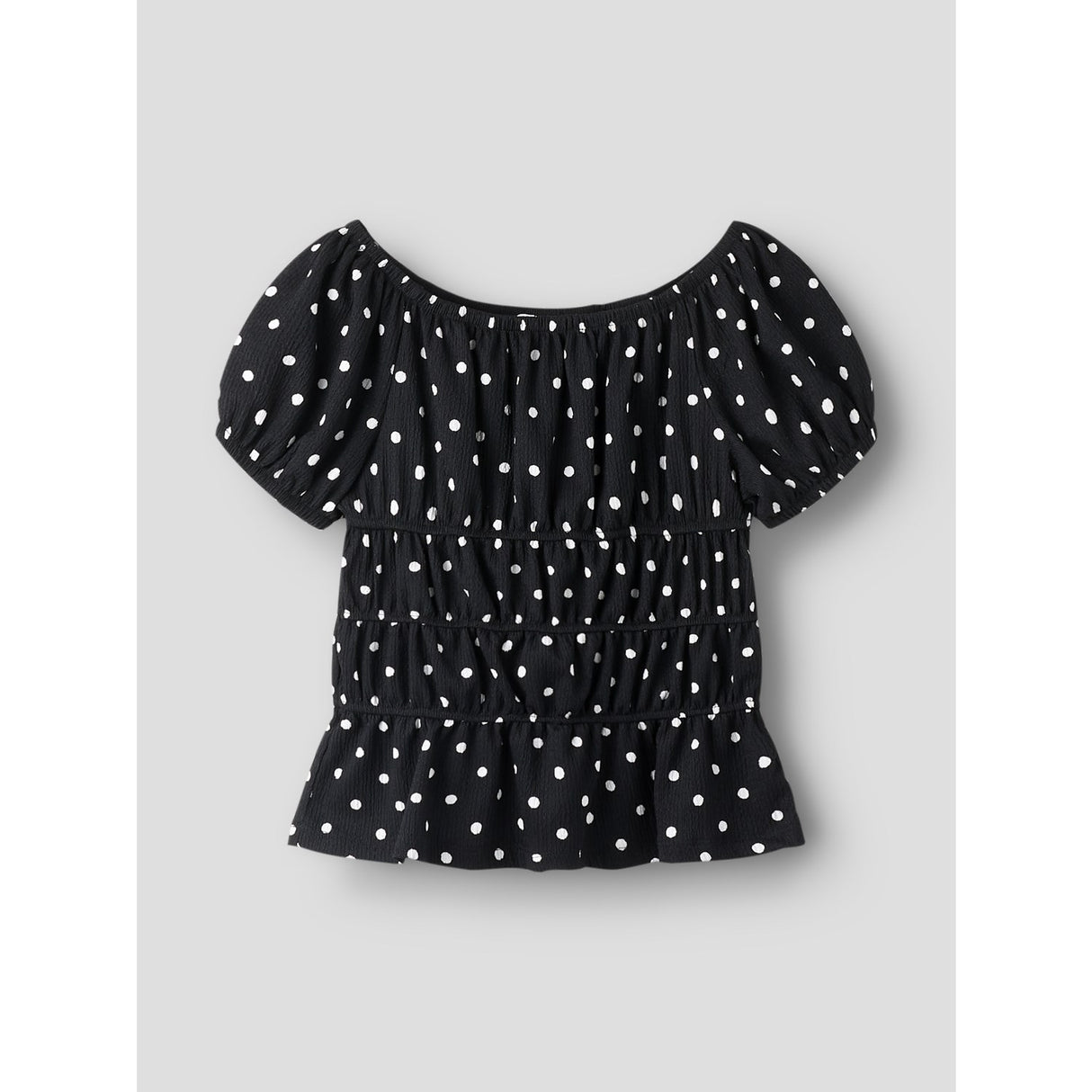 Name It Black Nkfrachel Ss Top