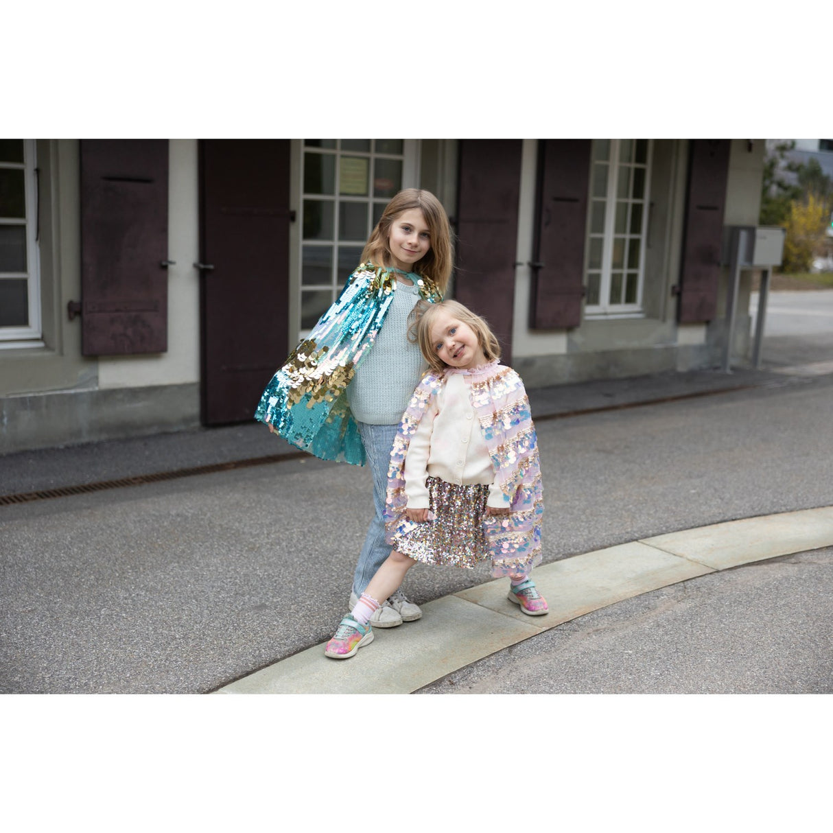 Great Pretenders The 5th Avenue Paillette Kappe, Gold/Light Pink