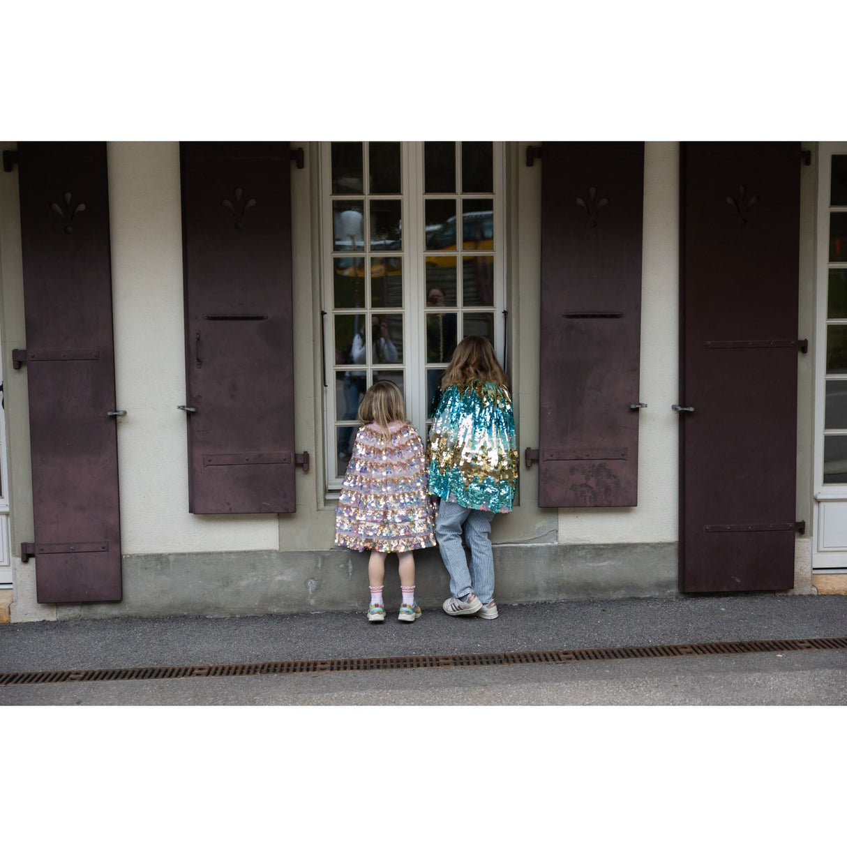 Great Pretenders The 5th Avenue Paillette Kappe, Gold/Light Pink