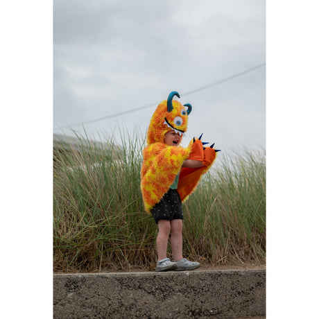 Great Pretenders Giggle The Monster Kappe, Orange/Yellow