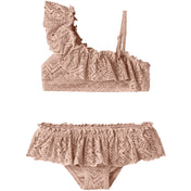 Lil'Atelier Misty Rose Nmffeline Swim Sæt Lil