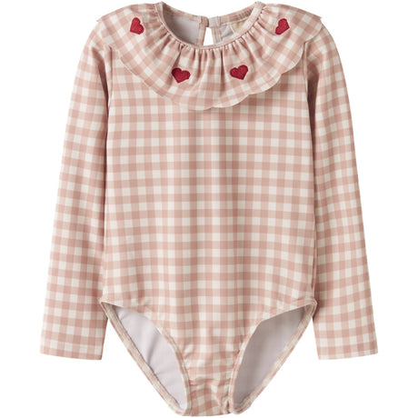 Lil'Atelier Misty Rose Nmffinley Ls Badedragt Lil