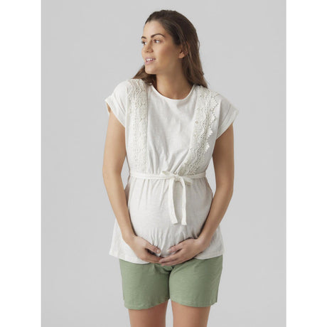 Mama;licious Snow White Crochet Mlalisa Mary Kasket Jrs Top 2F. Noos