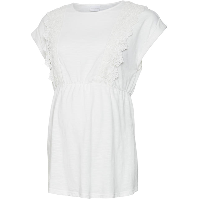 Mama;licious Snow White Crochet Mlalisa Mary Kasket Jrs Top 2F. Noos