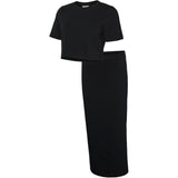 Mama;licious Black Mlkerrie Top & Nederdel Jrs Sæt Noos