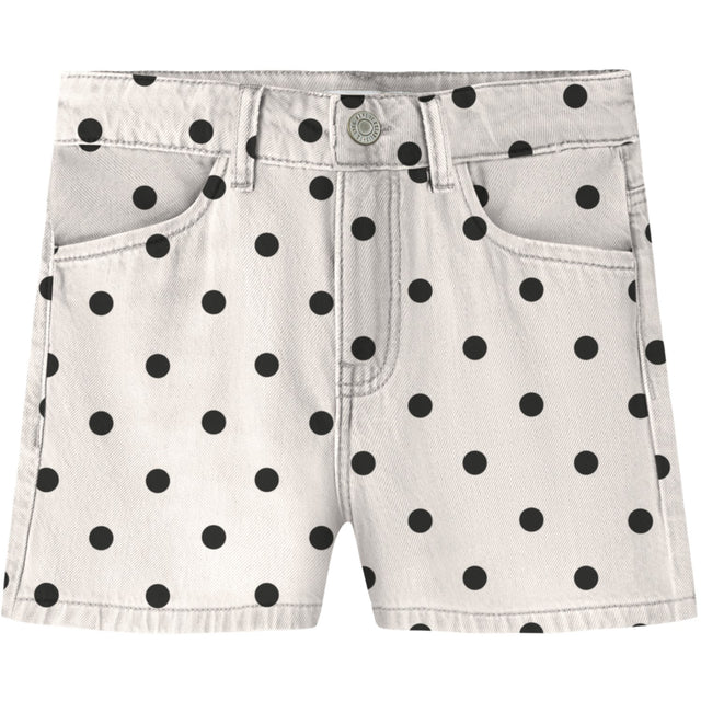 Name It Antique White Dot Nkfrose Twi Shorts 1559-Td