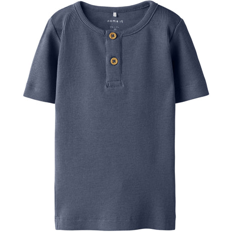 Name It Vintage Indigo Melange Nmmkab Ss Top Noos