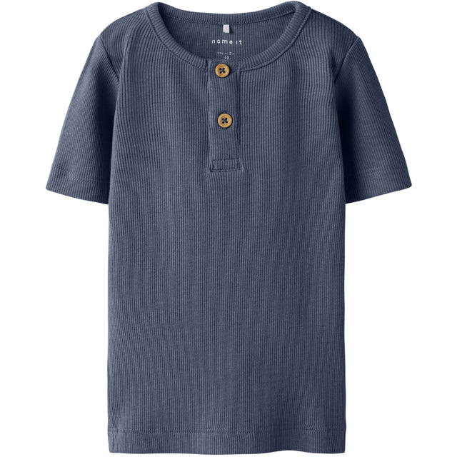 Name It Vintage Indigo Melange Nmmkab Ss Top Noos