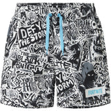 Name It Bright White Nkmmarki Fortnite Swimshorts Bfu