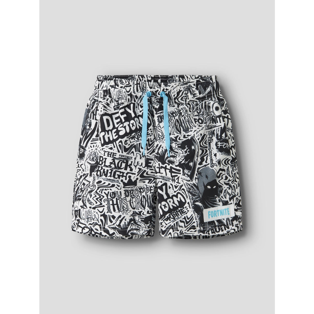 Name It Bright White Nkmmarki Fortnite Swimshorts Bfu