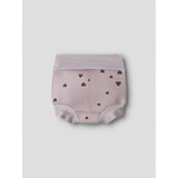 Name It Burnished Lilac Nmfzippa Blebadebukser Med Skjold
