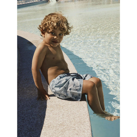 Name It Blue Fog Nmmzune Swim Shorts Box