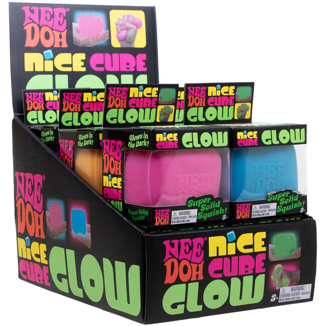 NeeDoh Nice Cube Glow 5 Asst. CDU