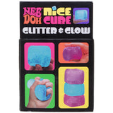 NeeDoh Nice Cube Glitter & Glow 3 Asst. CDU