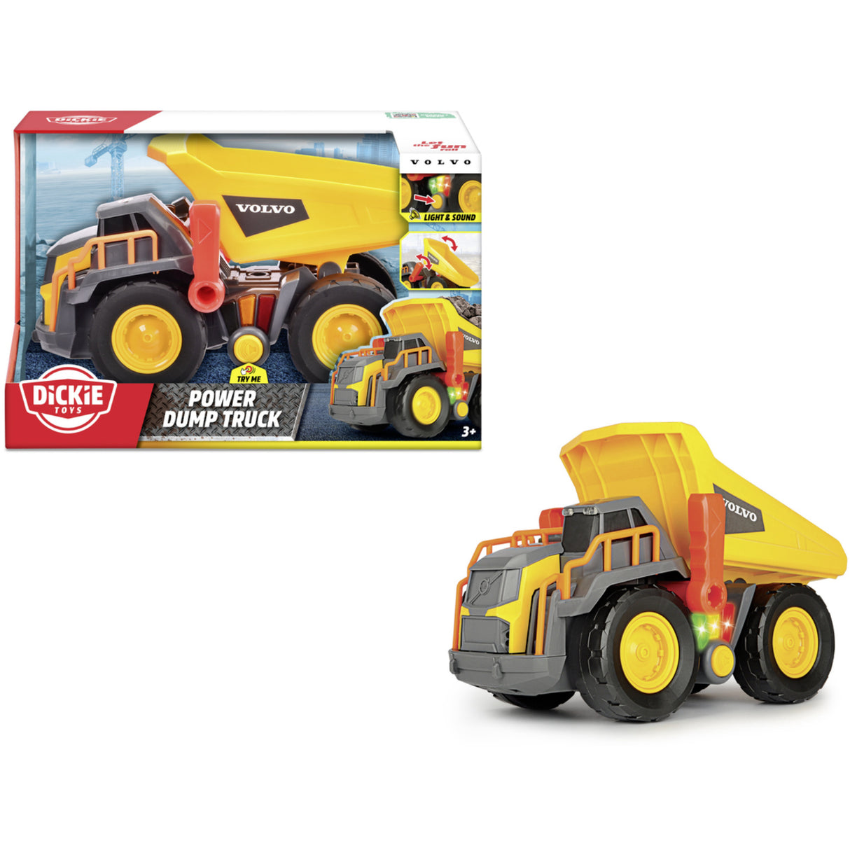 Dickie Toys Volvo Power Dump Truck