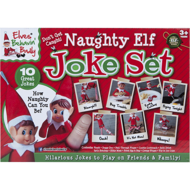 Elves Behavin' Badley Naughty Elf Box Of 10 Jokes