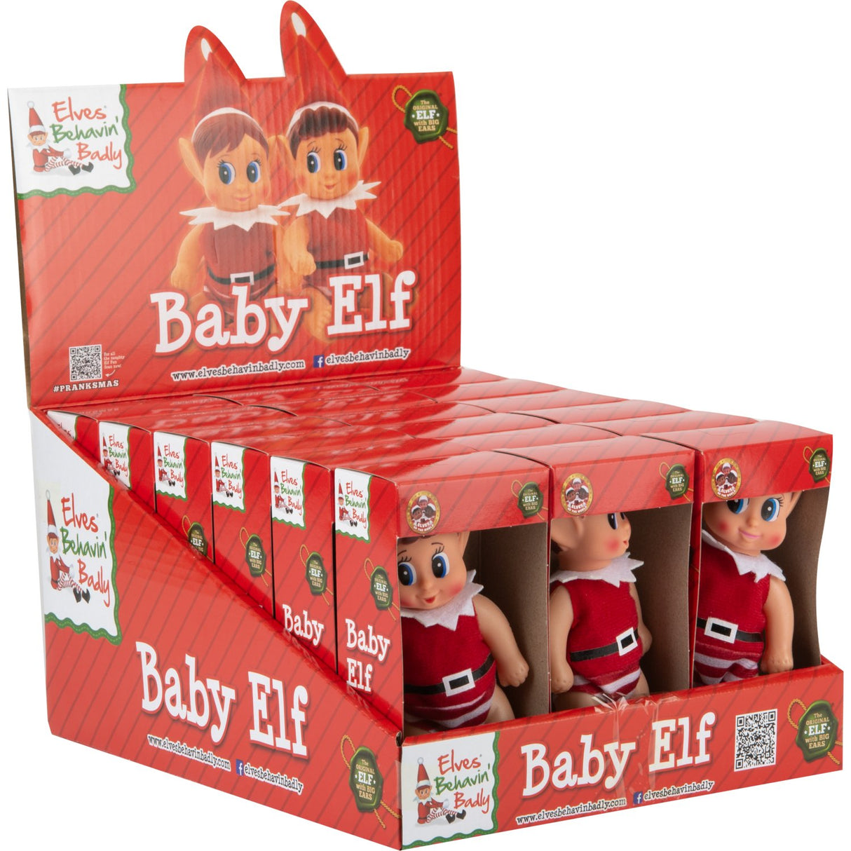 Elves Behavin' Badley Baby Elf Dukke Xcm 2 Asst. CDU