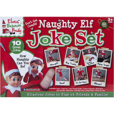 Elves Behavin' Badley Naughty Elf Box Of 10 Jokes