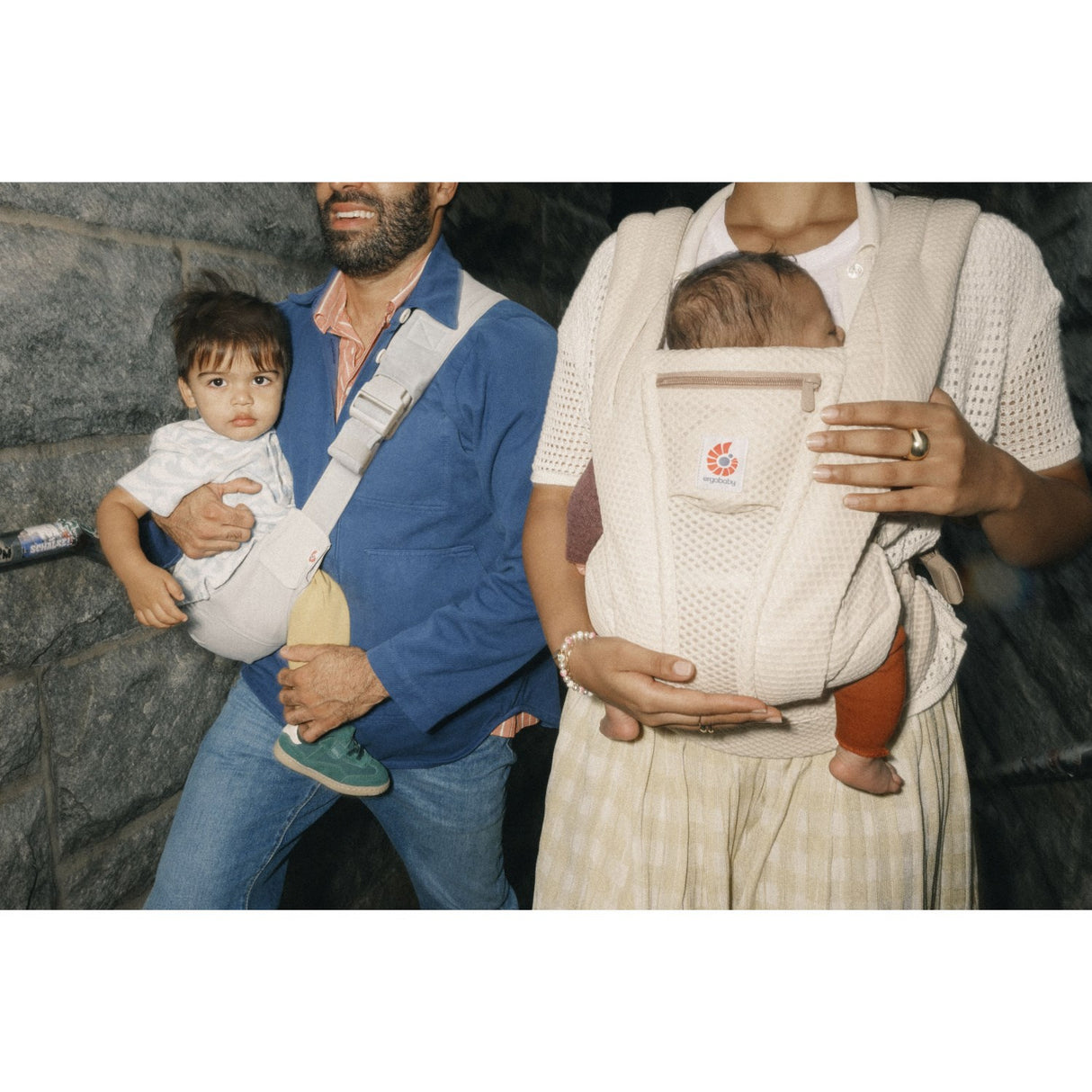 Ergobaby Pearl Grey Upsie Slynge Bæresele