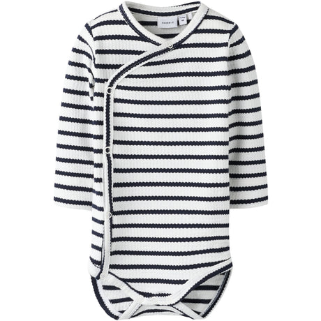 Name It Cloud Dancer Sky Captain Nbfkattie Ls Slå-om Body