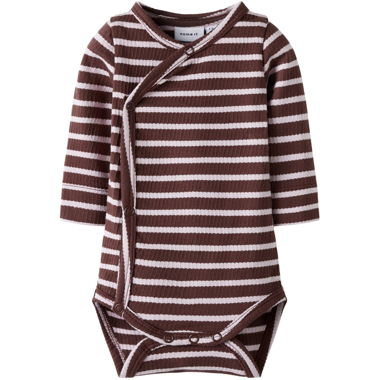 Name It Bleached Mauve Andorra Nbfkattie Ls Slå-om Body