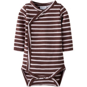 Name It Bleached Mauve Andorra Nbfkattie Ls Slå-om Body