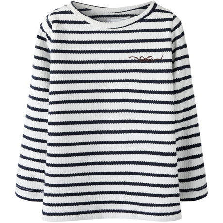 Name It Cloud Dancer Sky Captain Nmfkattie Ls Slim Top