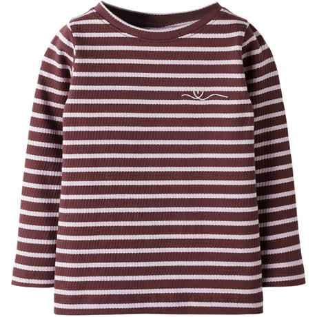 Name It Bleached Mauve Andorra Nmfkattie Ls Slim Top