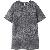 Name It Night Owl Grey Leopard Nkfleo Twill Kjole 4002-Td T