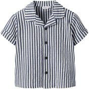 Name It Vintage Indigo Cloud Dancer Nmmfedenis Ss Skjorte