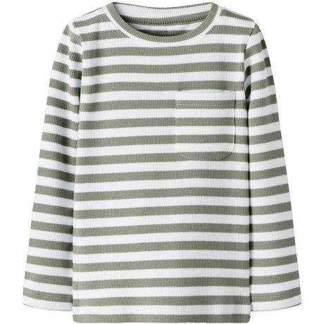 Name It Shadow Cloud Dancer Nmmdekab Slim Ls Top