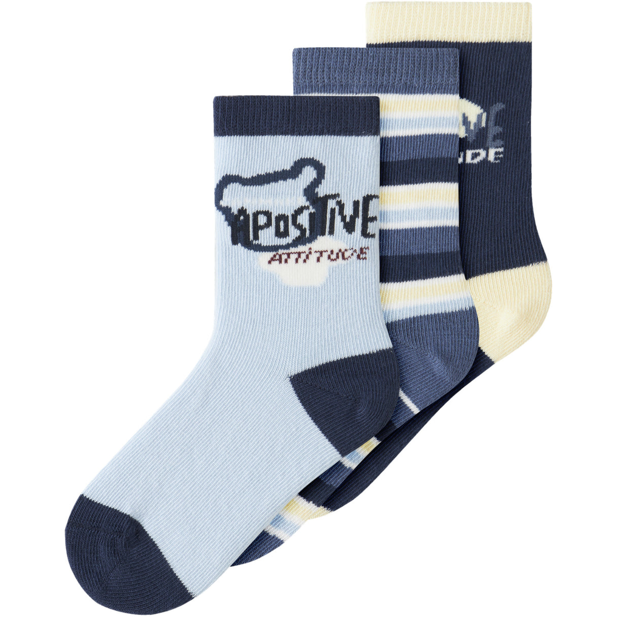Name It Blue Fog Nmmdarvin 3P Strømper