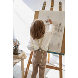 Silly Silas Granola X Cream Striped Special Footless Strømpebukser